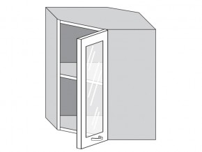 1.60.3у Шкаф настенный (h=720) угловой на 600мм со стекл. дверцей в Кыштыме - kyshtym.magazinmebel.ru | фото