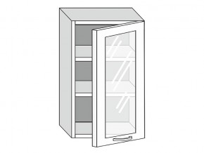 19.50.3 Шкаф настенный (h=913) на 500мм с 1-ой стекл. дверцей в Кыштыме - kyshtym.magazinmebel.ru | фото