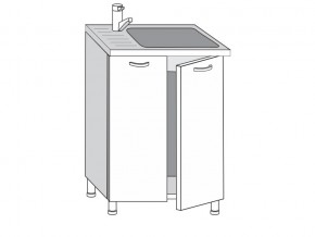 2.60.2м Шкаф-стол на 600мм под врезную мойку с 2-мя дверцами в Кыштыме - kyshtym.magazinmebel.ru | фото