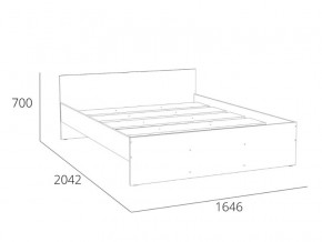 Кровать 1600 НМ 011.53 Симпл Белый Фасадный в Кыштыме - kyshtym.magazinmebel.ru | фото - изображение 4