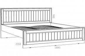 Кровать 1800 Оливия НМ 040.34-03 Х в Кыштыме - kyshtym.magazinmebel.ru | фото - изображение 2