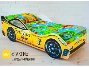 Кровать детская машина Такси в Кыштыме - kyshtym.magazinmebel.ru | фото