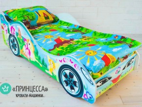 Кровать детская машинка Принцесса в Кыштыме - kyshtym.magazinmebel.ru | фото
