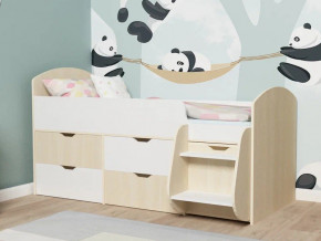 Кровать Малыш-7 Дуб-Белое дерево в Кыштыме - kyshtym.magazinmebel.ru | фото