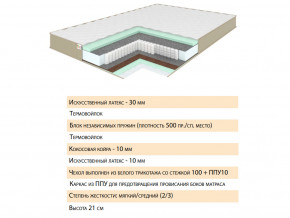 Матрас Тиссая 120х200 в Кыштыме - kyshtym.magazinmebel.ru | фото - изображение 2