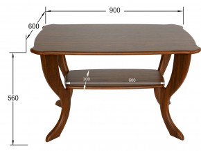 Стол журнальный Маэстро СЖ-01 орех в Кыштыме - kyshtym.magazinmebel.ru | фото - изображение 2