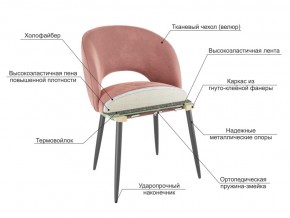 Стул Моли беж велюр-белый в Кыштыме - kyshtym.magazinmebel.ru | фото - изображение 3